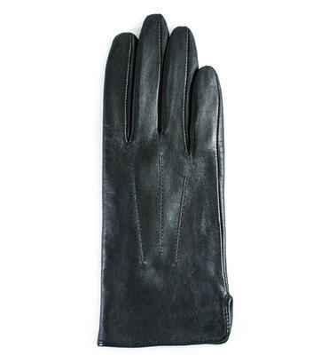 Dámské kožené rukavice s rozparkem vel.: 7,5 Vlna, 7,5 - 1