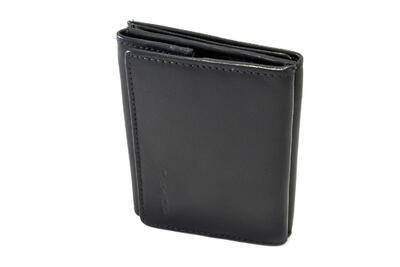 Dámská peněženka kožená - černá 437 - 1