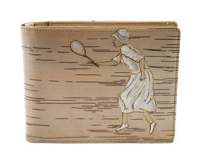 Pánská peněženka kožená - tenis P01 - 1
