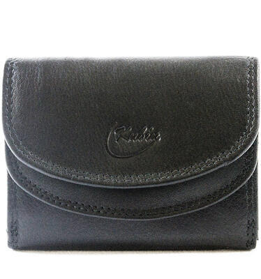 Dámská peněženka kožená Černá 3205 - 1