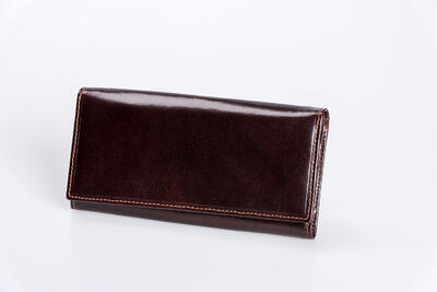 Dámská peněženka kožená - hnědá 1680155 - 1