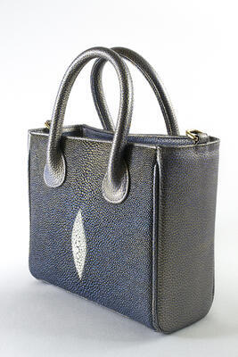 Dámská kabelka "Chameleon" z rejnočí kůže - 2