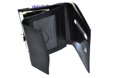 Dámská peněženka kožená - černá 168396 - 2