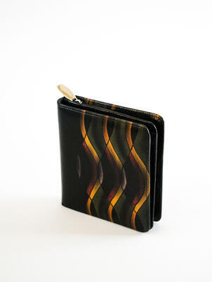 Dámská peněženka kožená - abstrakce D03 - 2