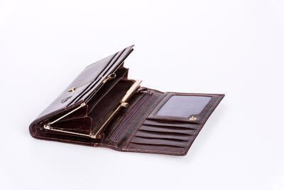 Dámská peněženka kožená - hnědá 1680155 - 2