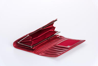 Dámská peněženka kožená - červená 1680155 - 3