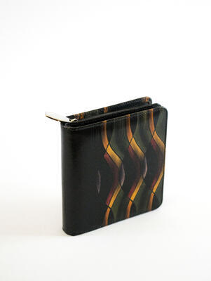 Dámská peněženka kožená - abstrakce D03 - 3