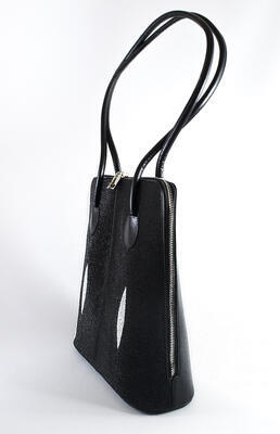 Velká dámská kabelka "Harmony" z pravé rejnočí kůže - 3