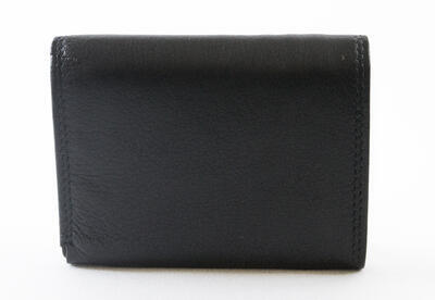 Dámská peněženka kožená Černá 3205 - 3