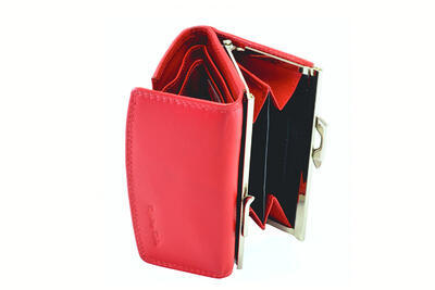 Dámská peněženka kožená - červená 496 - 3