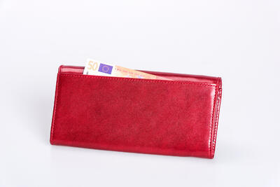 Dámská peněženka kožená - červená 1680155 - 4