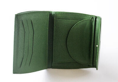 Dámská peněženka kožená Zelena 438 - 4