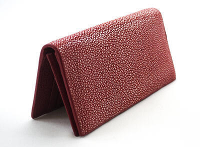 Dámská peněženka, broušený rejnok, červená - 4