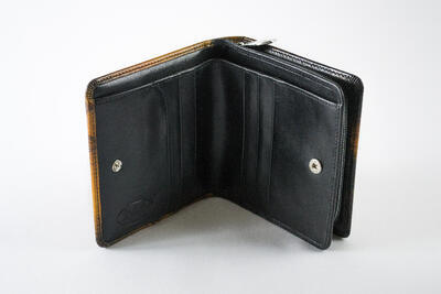 Dámská peněženka kožená - vlčí mák D03 - 5